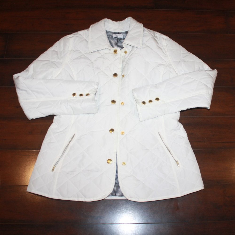 Crown & Ivy Long Sleeve Quilted Jacket